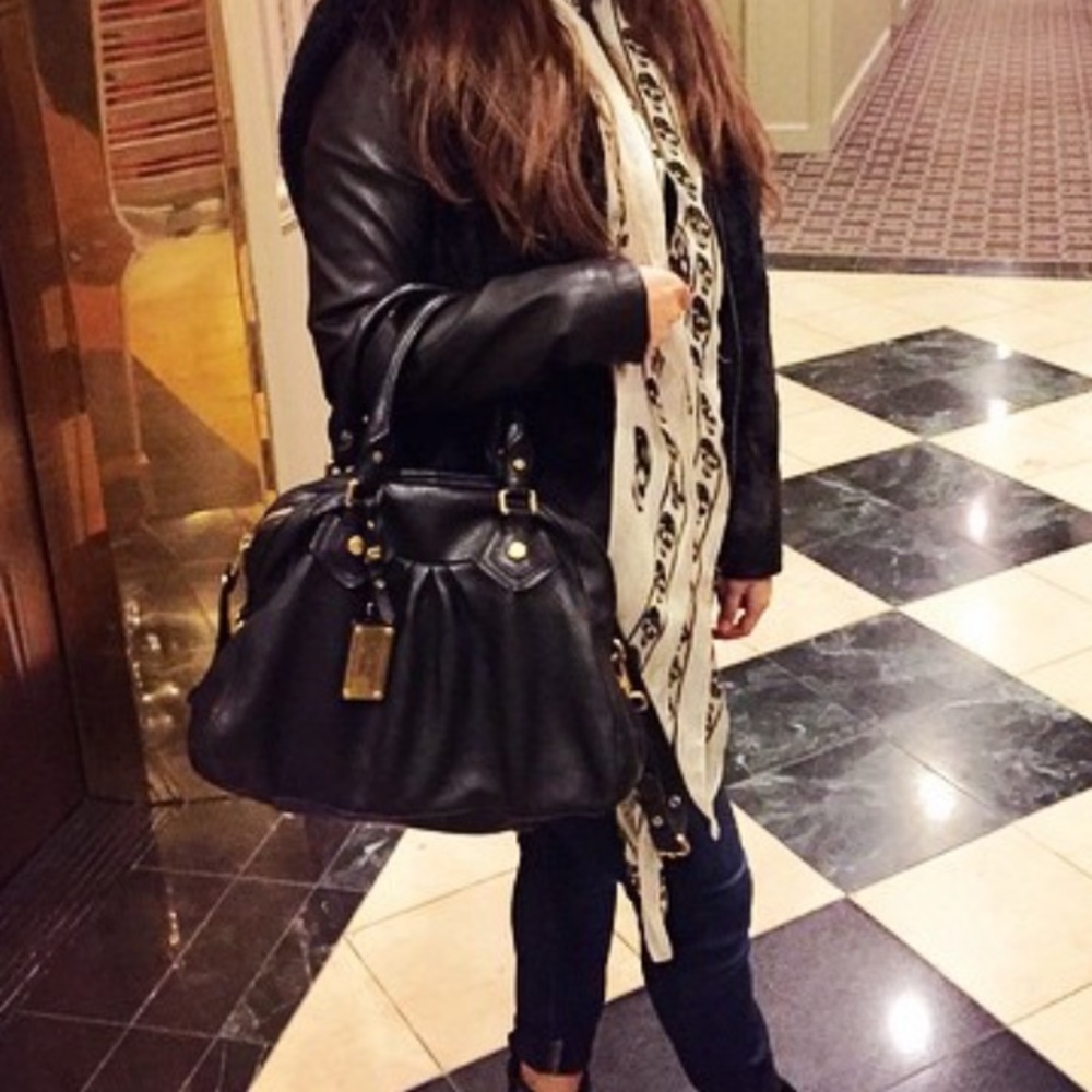 Marc Jacobs Black Satchel Handbag